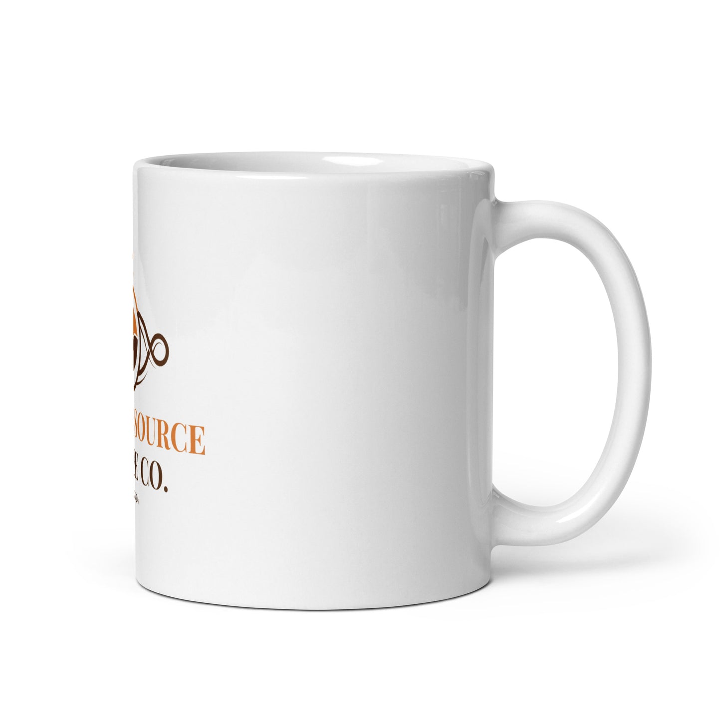 Ethical Source Coffee White Glossy Mug