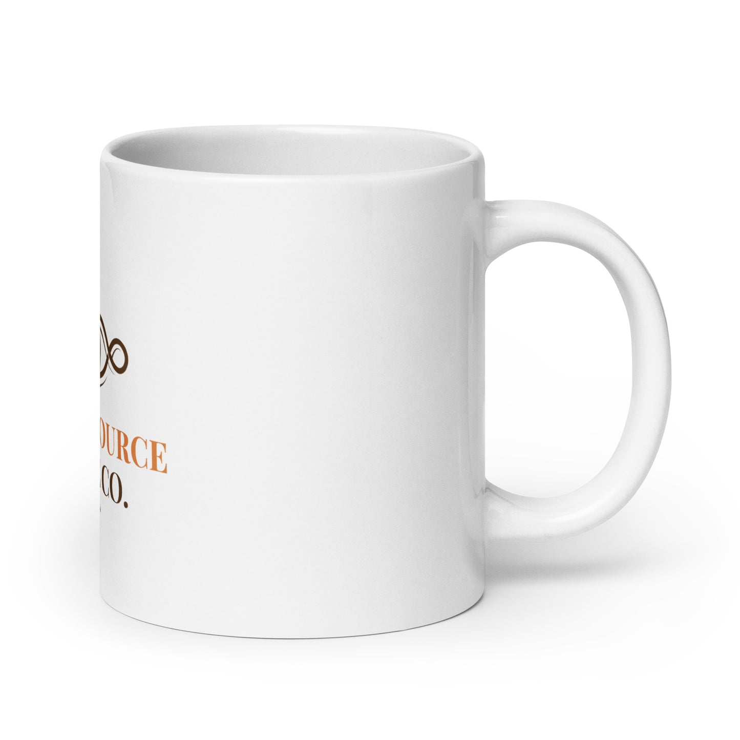 Ethical Source Coffee White Glossy Mug